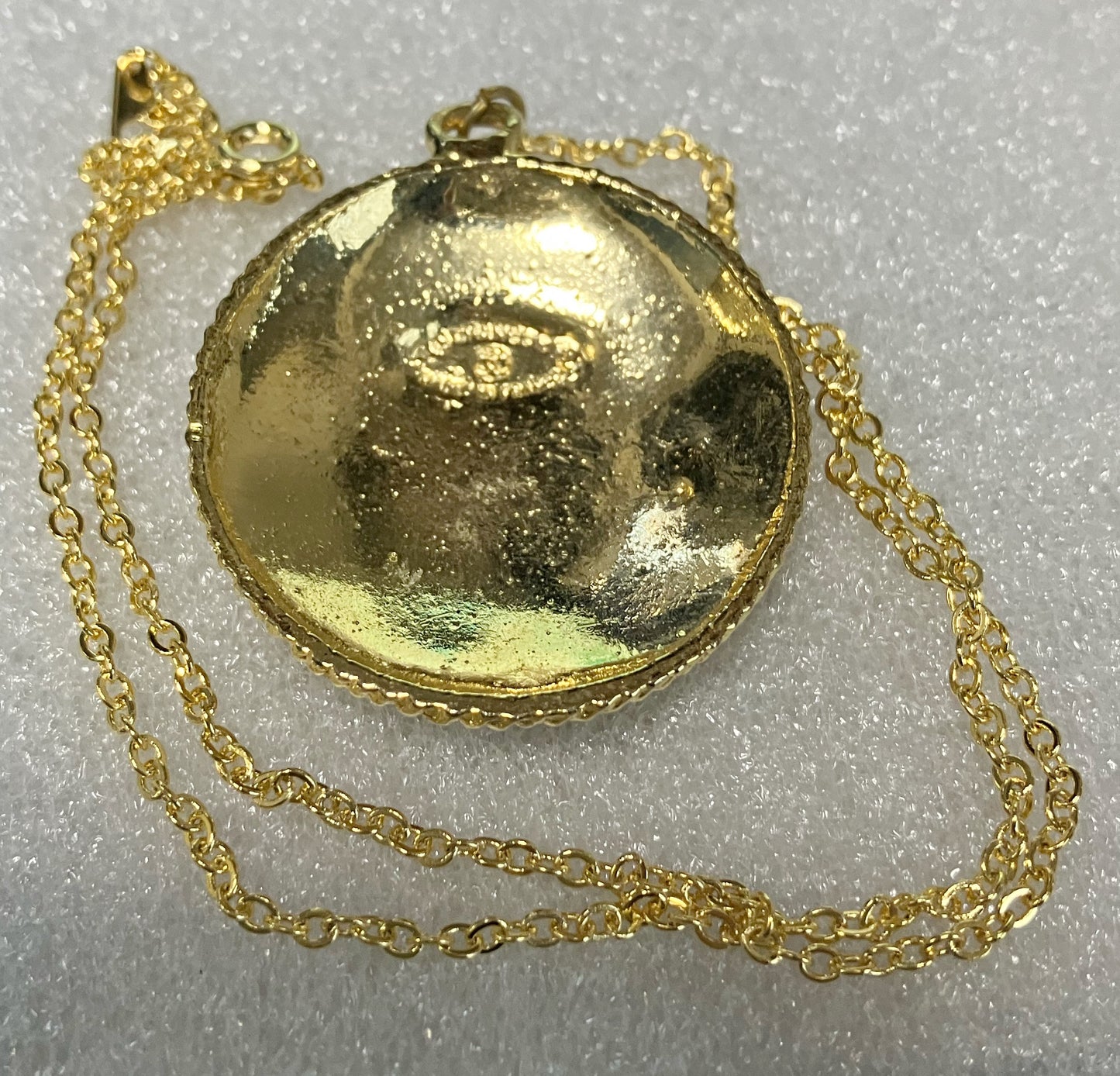 CHANEL Gold Necklace with Iconic COCO Logo