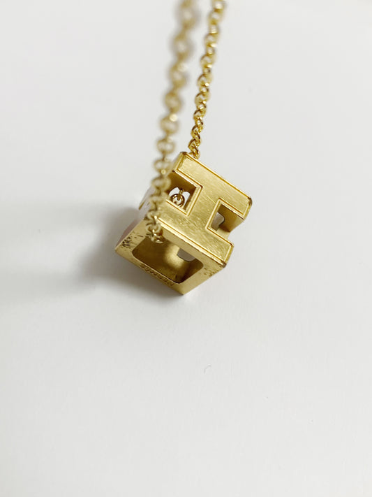 HERMES H cube Neckless