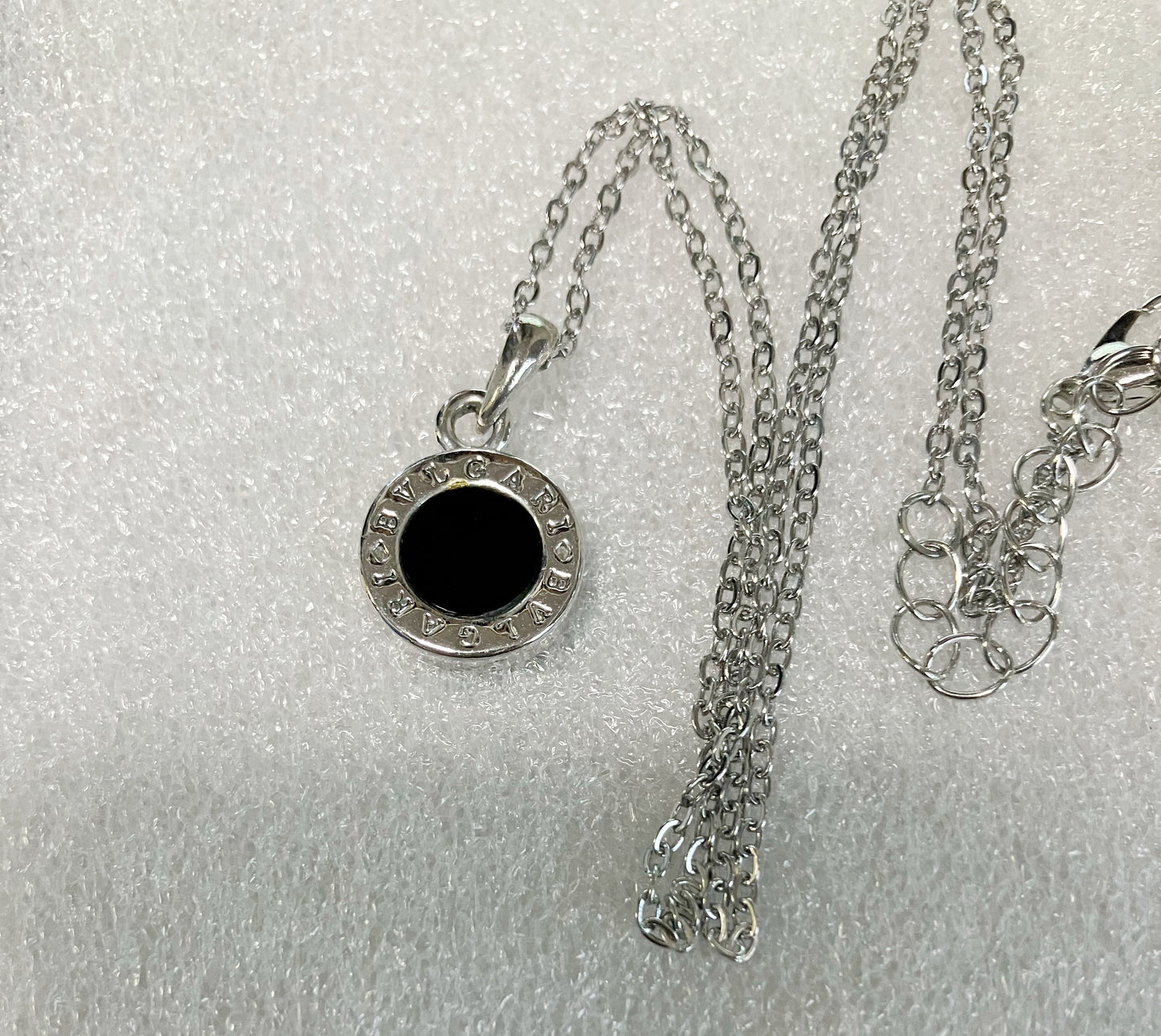 BVLGARI “Bvlgari Bvlgari” Onyx Necklace