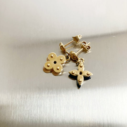 Louis Vuitton Flower Motif Earrings